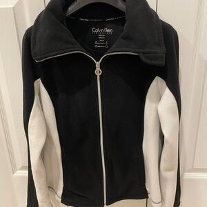 Calvin Klein Women's Black and White Jacket